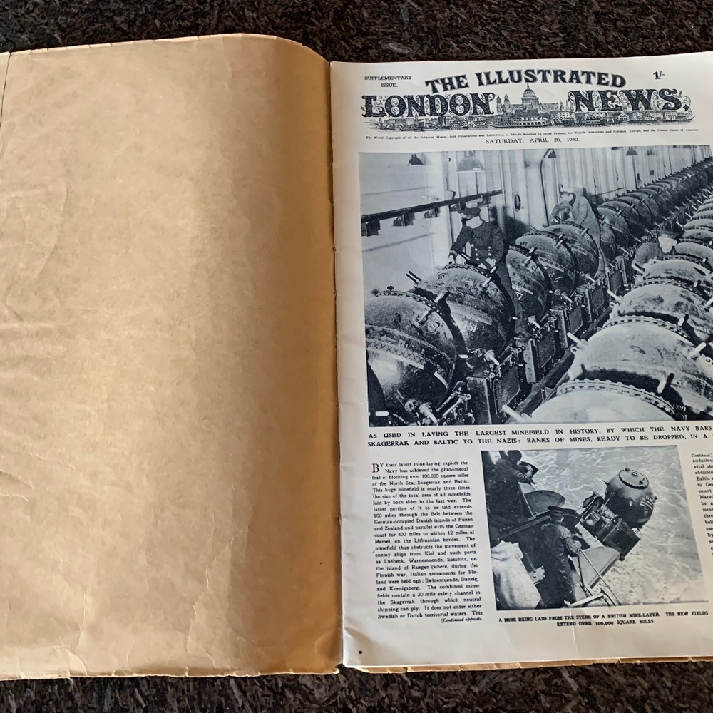 The Illustrated London News April 1940 Magazine